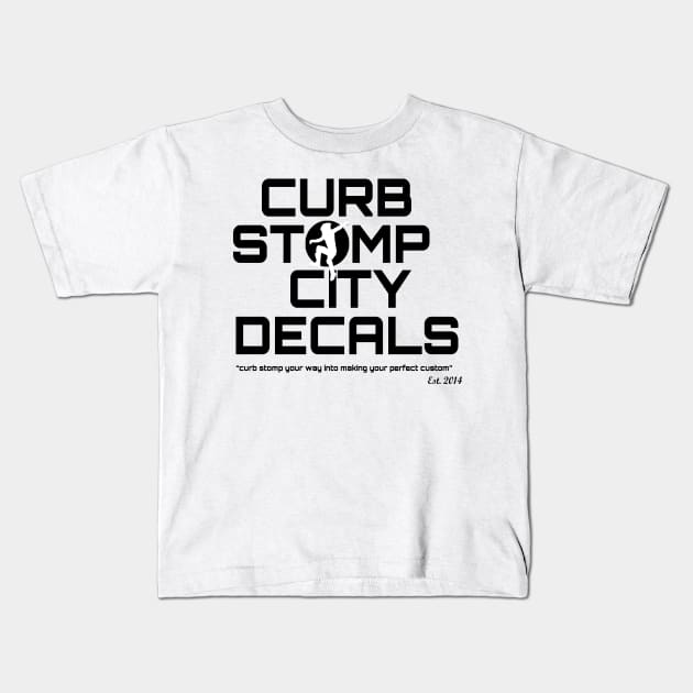 Curb Stomp City Decals- Inverse! Kids T-Shirt by SrikSouphakheth